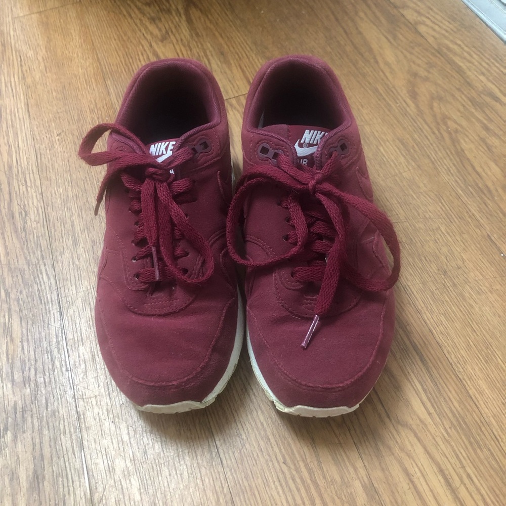 Cranberry NikeID AirMax sneakers